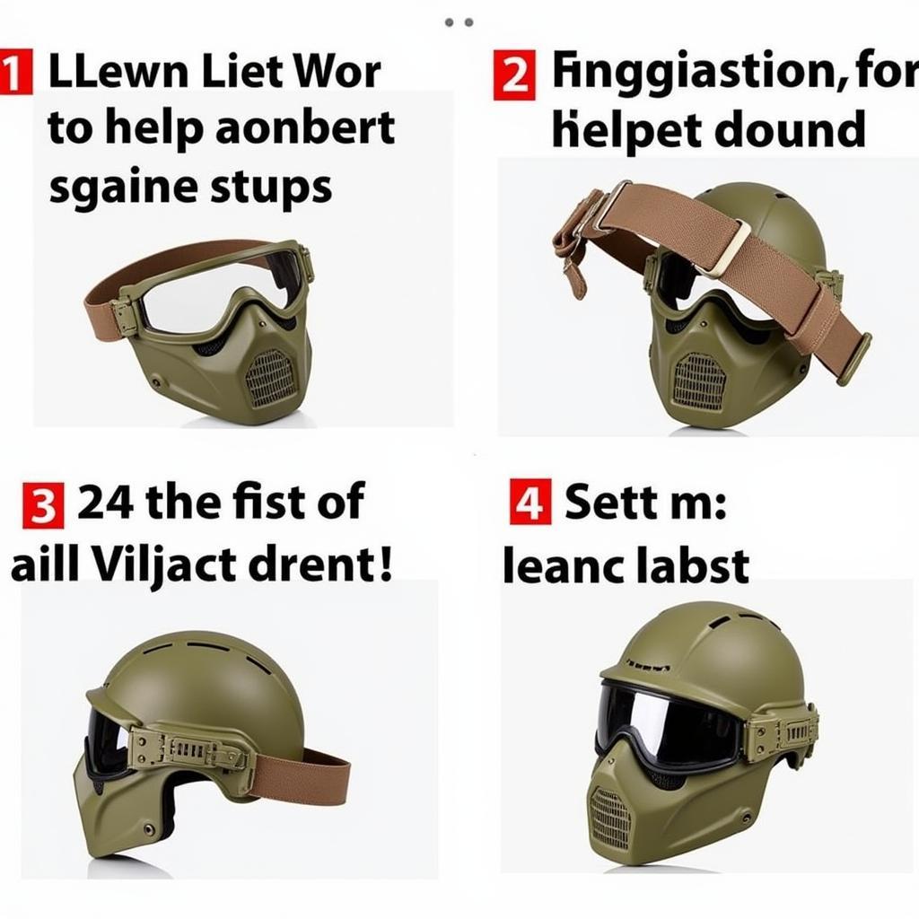 Tactical Mask Helmet Maintenance and Care