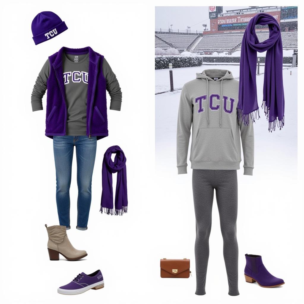 TCU Game Day Outfits for Cold Weather