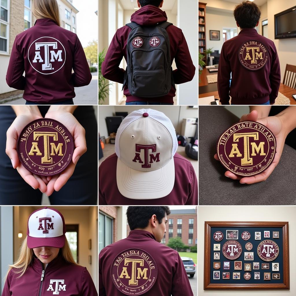 Texas A&M Patch Display and Usage