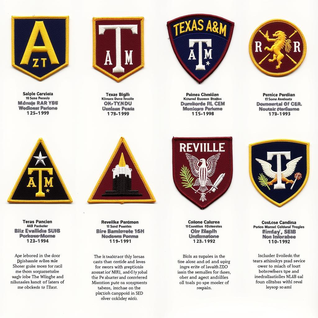 Texas A&M Patch Historical Evolution