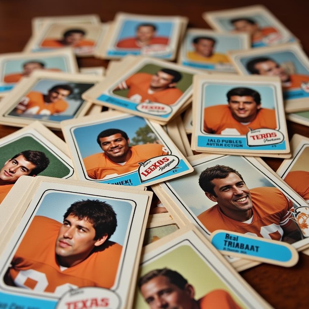 Vintage Texas Longhorns Football Cards