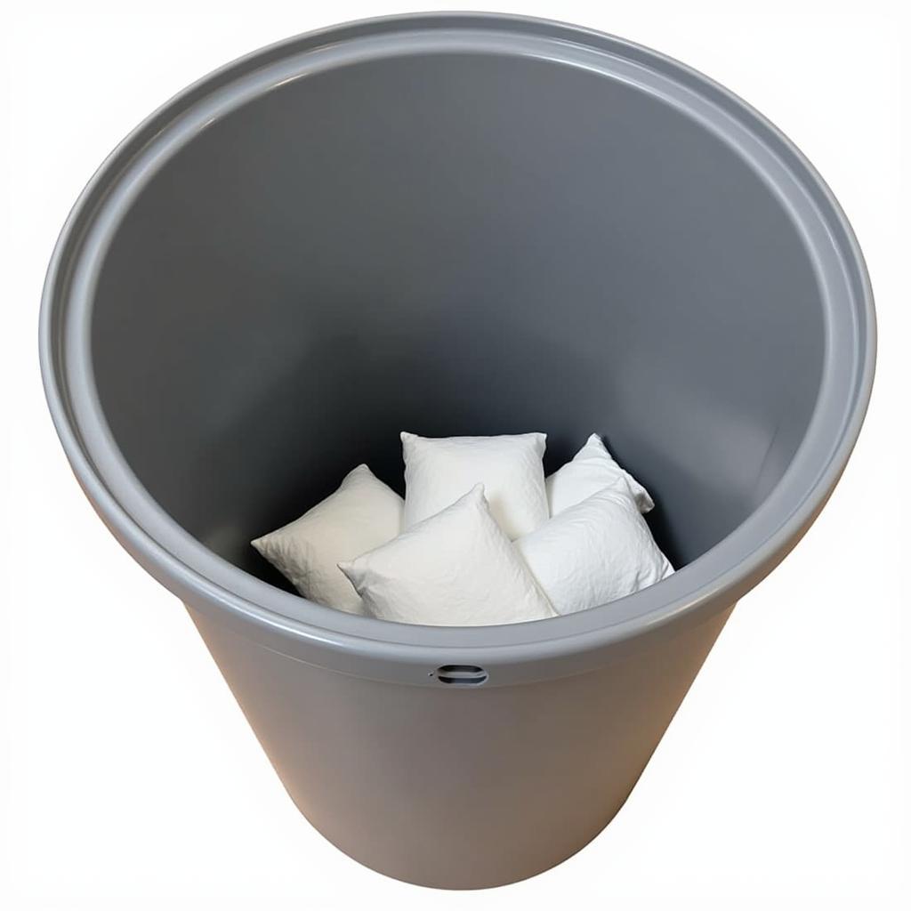 Trash Can with Odor-Absorbing Bags