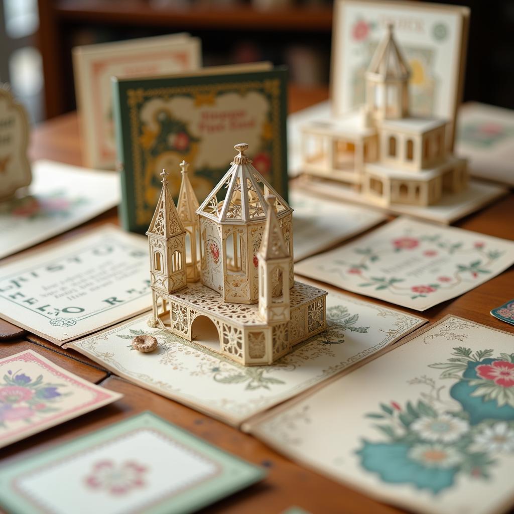 Victorian-Era Pop-Up Cards: Intricate Designs and Cherished Keepsakes