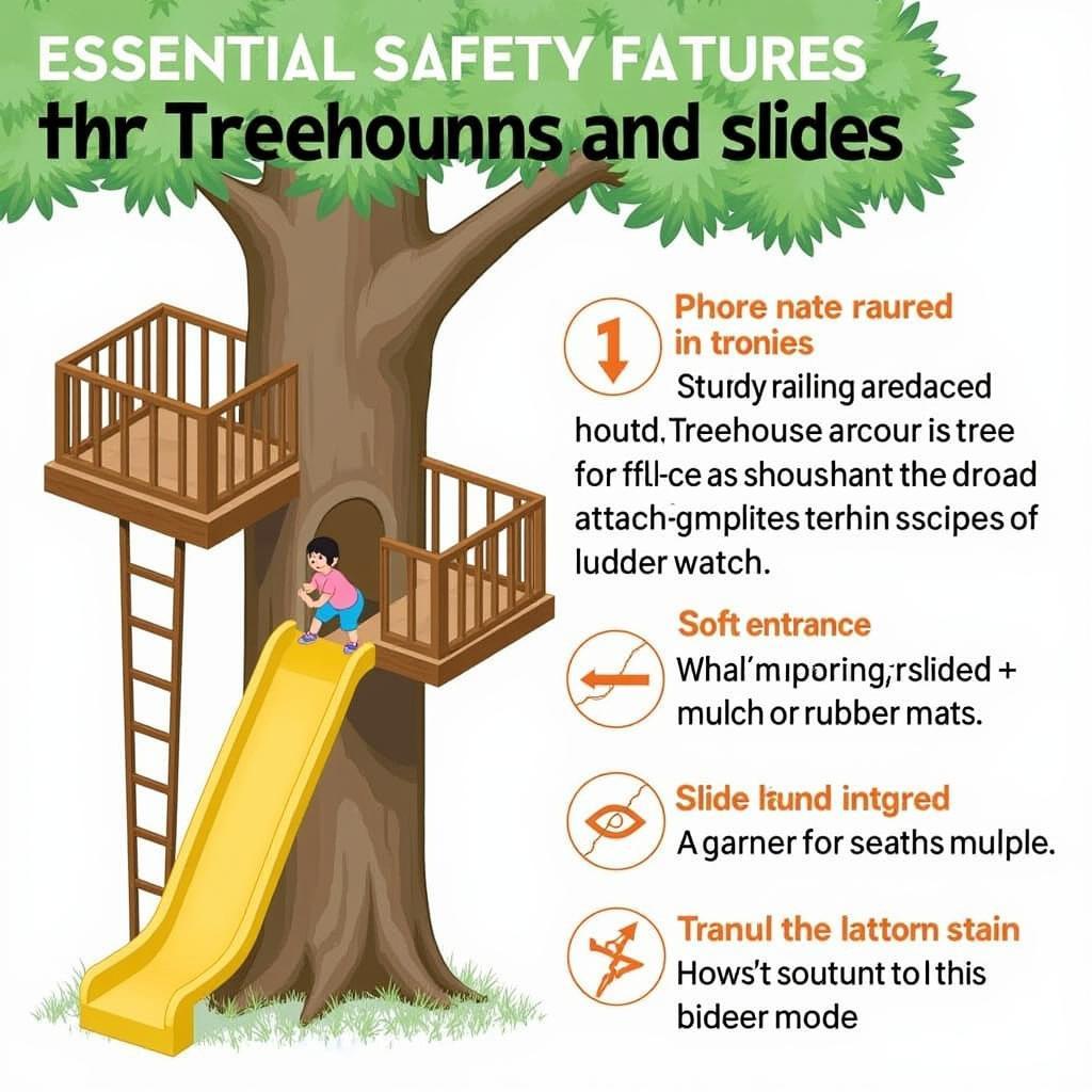 Treehouse and Slide Safety Features