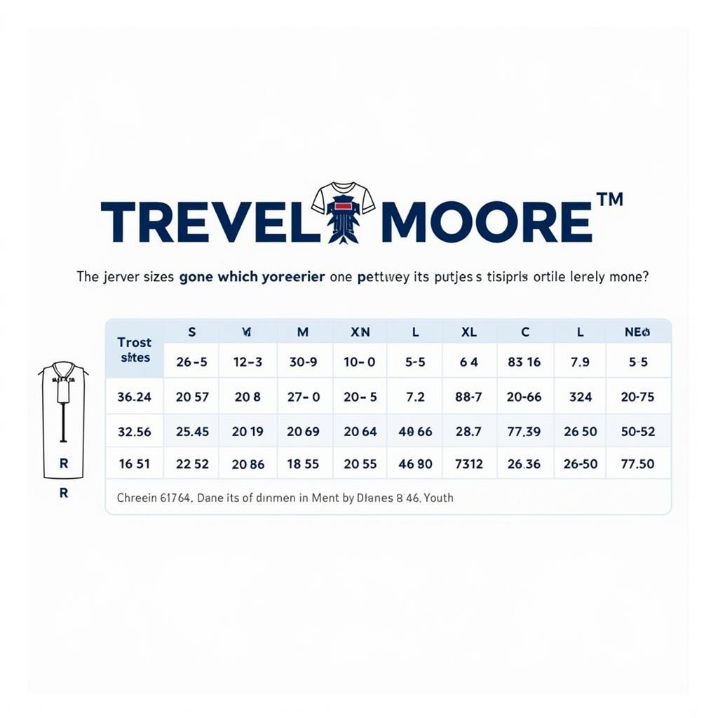 Trevor Moore Jersey Size Chart