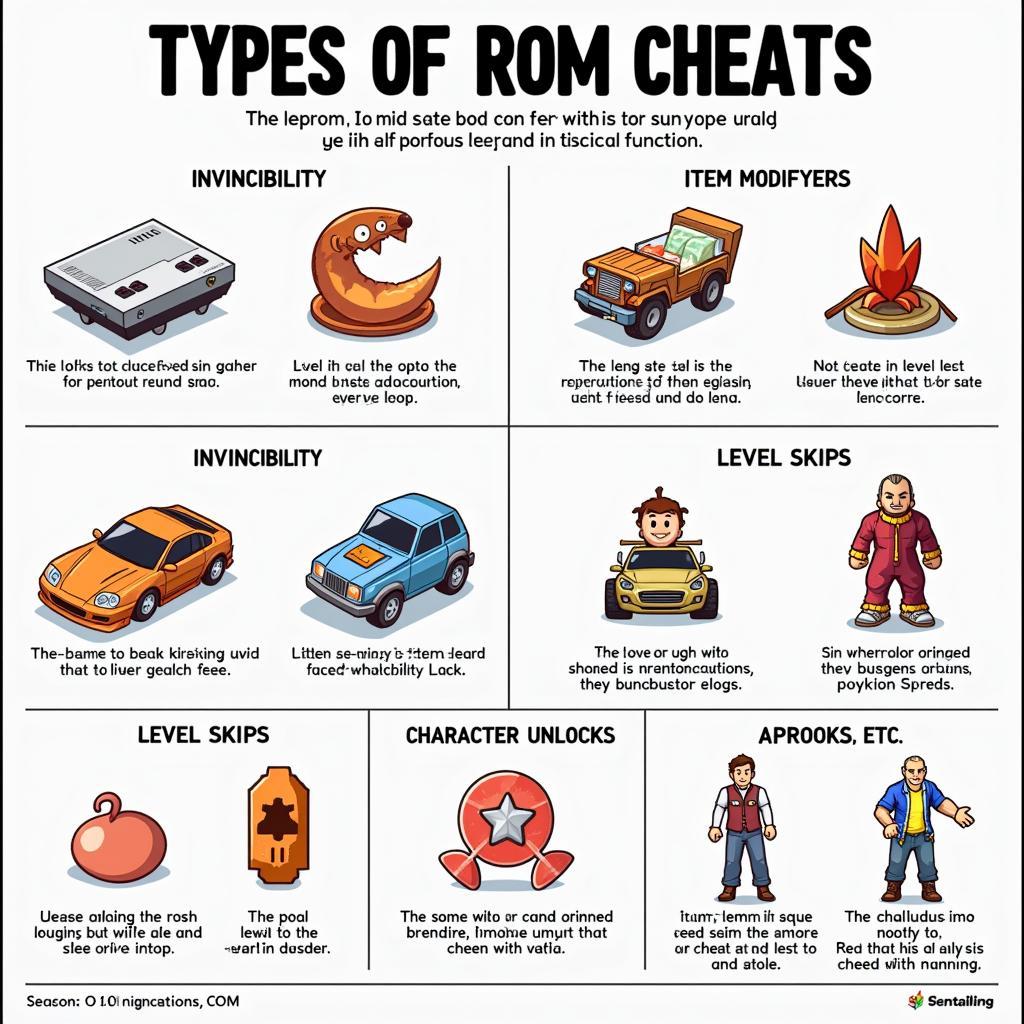 Different Types of ROM Cheats