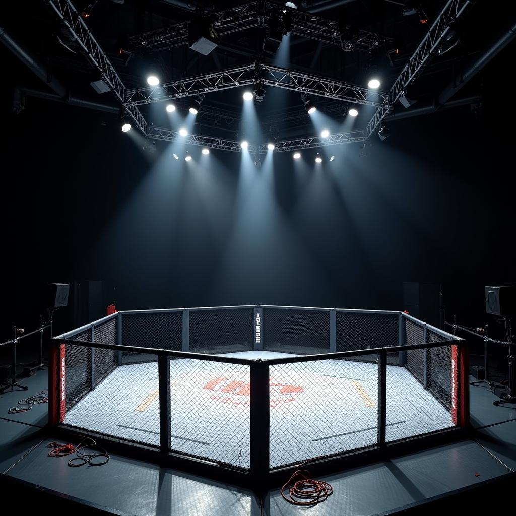 UFC Octagon Lighting Setup