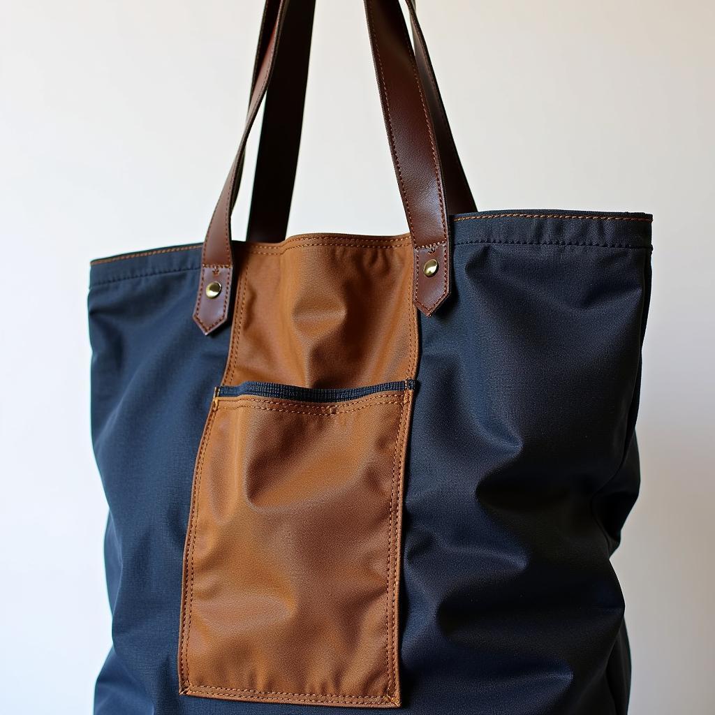 Upcycled Work Uniform Bag