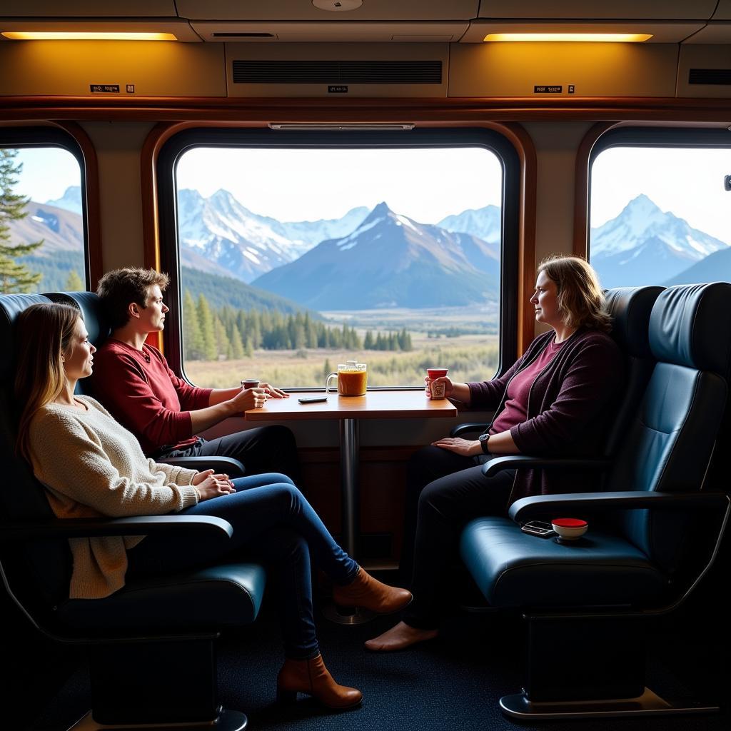 VIA Rail Train Interior - Comfort and Scenery