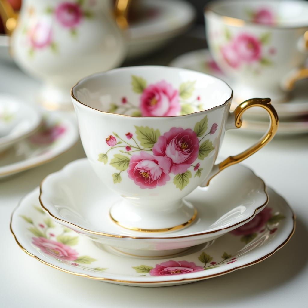 Wedding Tea Set Porcelain Bone China