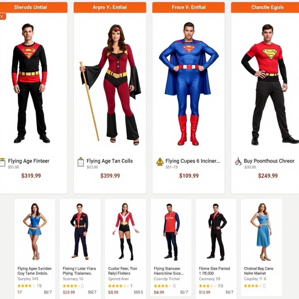 Online and Retail Stores Selling Flying Ace Costumes