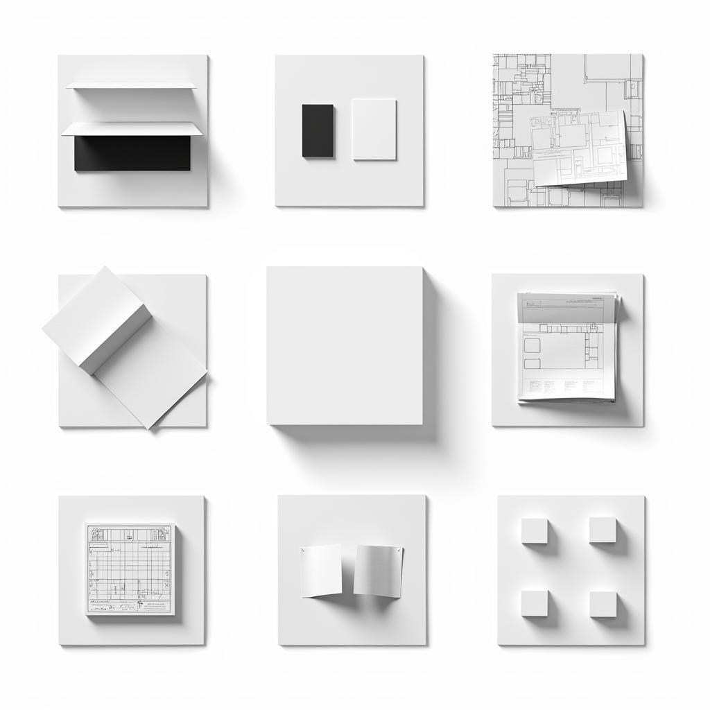 White Box Square in Design Applications