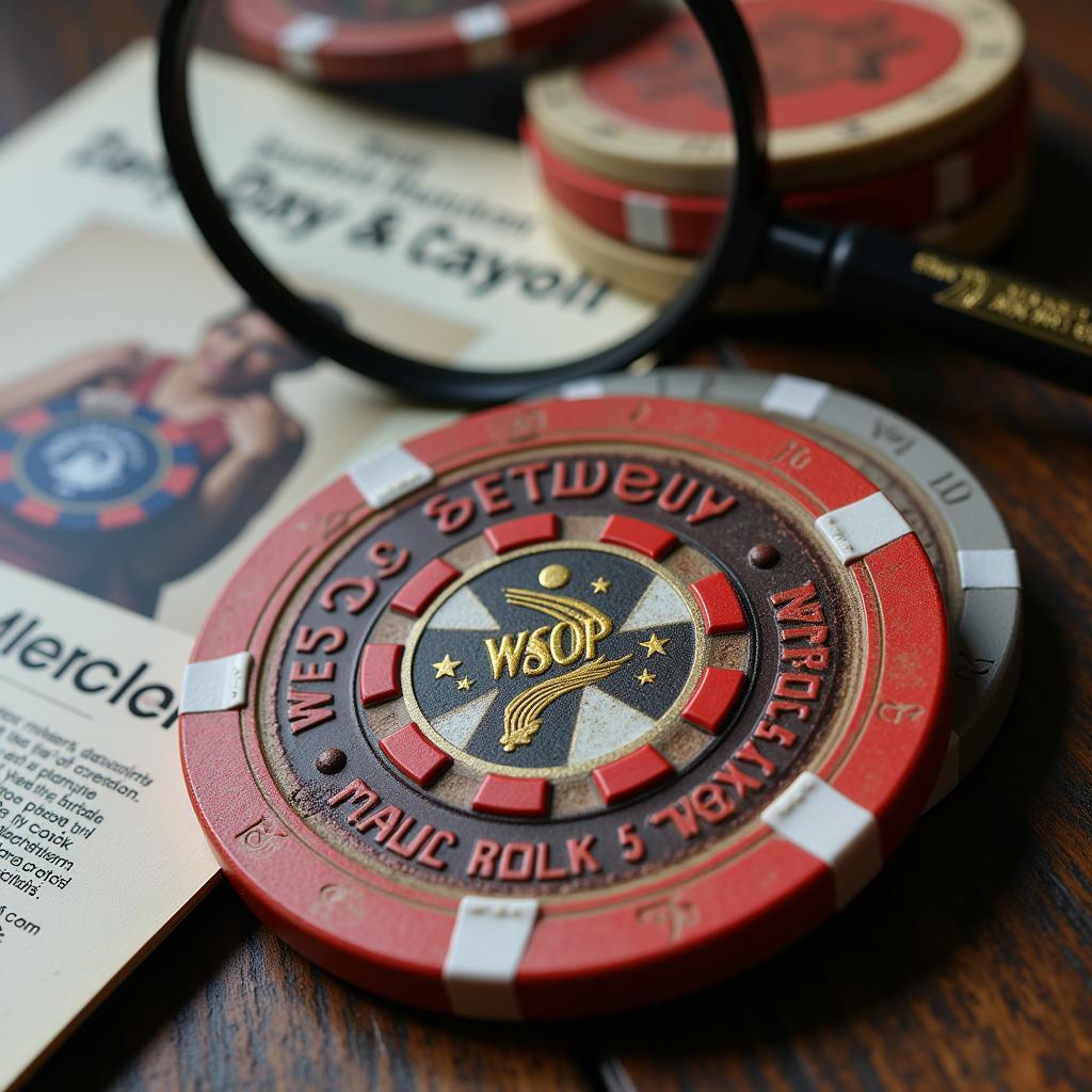 Authenticating WSOP Poker Chips