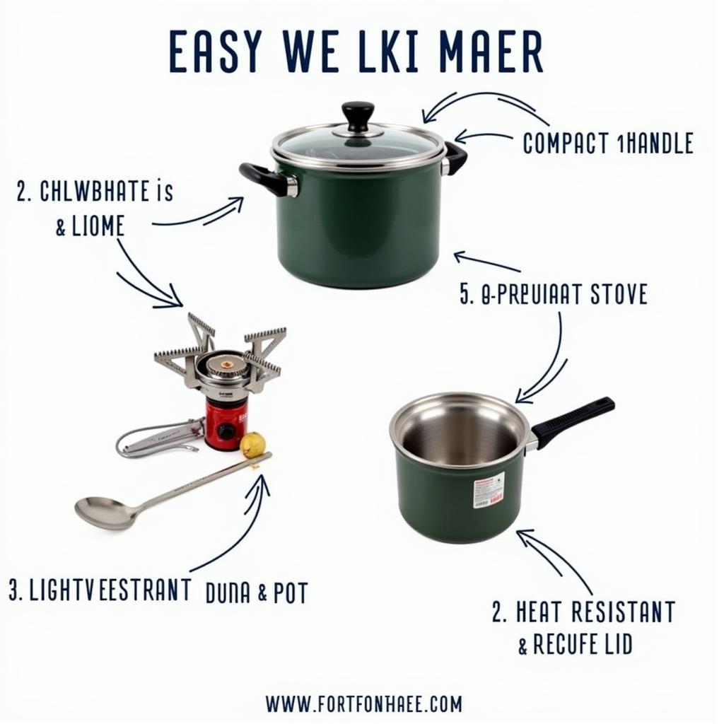 Essential components of Yamal's boil kit