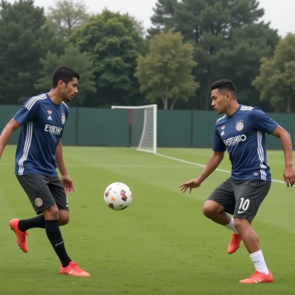 Yamal demonstrating his Celtic-inspired passing technique, with a focus on accuracy and vision.