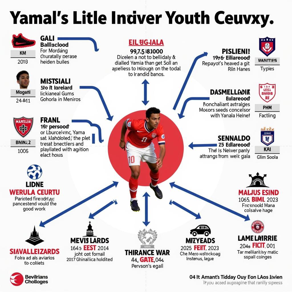 Lamine Yamal's early career highlights and achievements in youth football