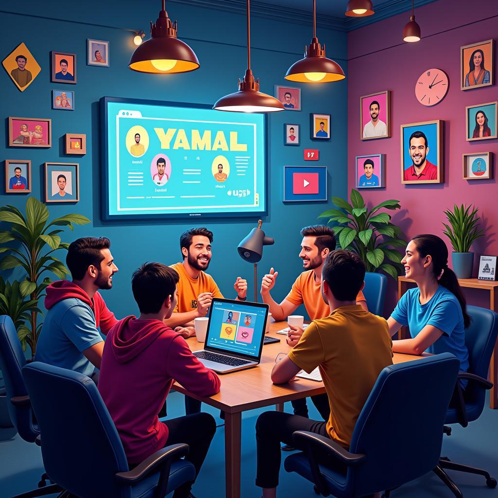 Yamal fan community connecting online through forums and social media groups