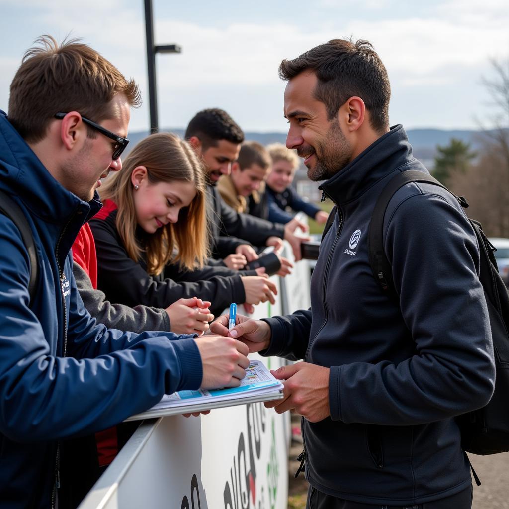 Lamine Yamal Interacting with Fans