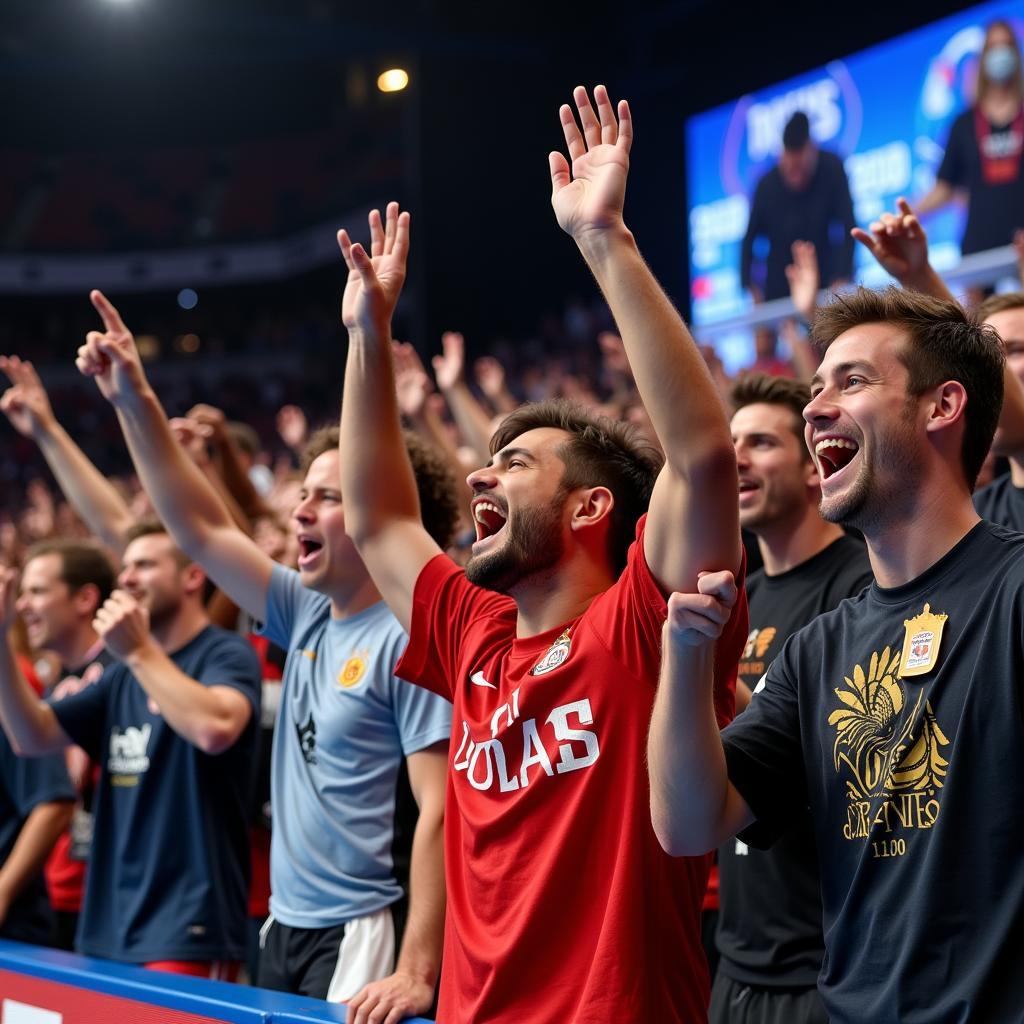 Yamal's fans celebrating his victory