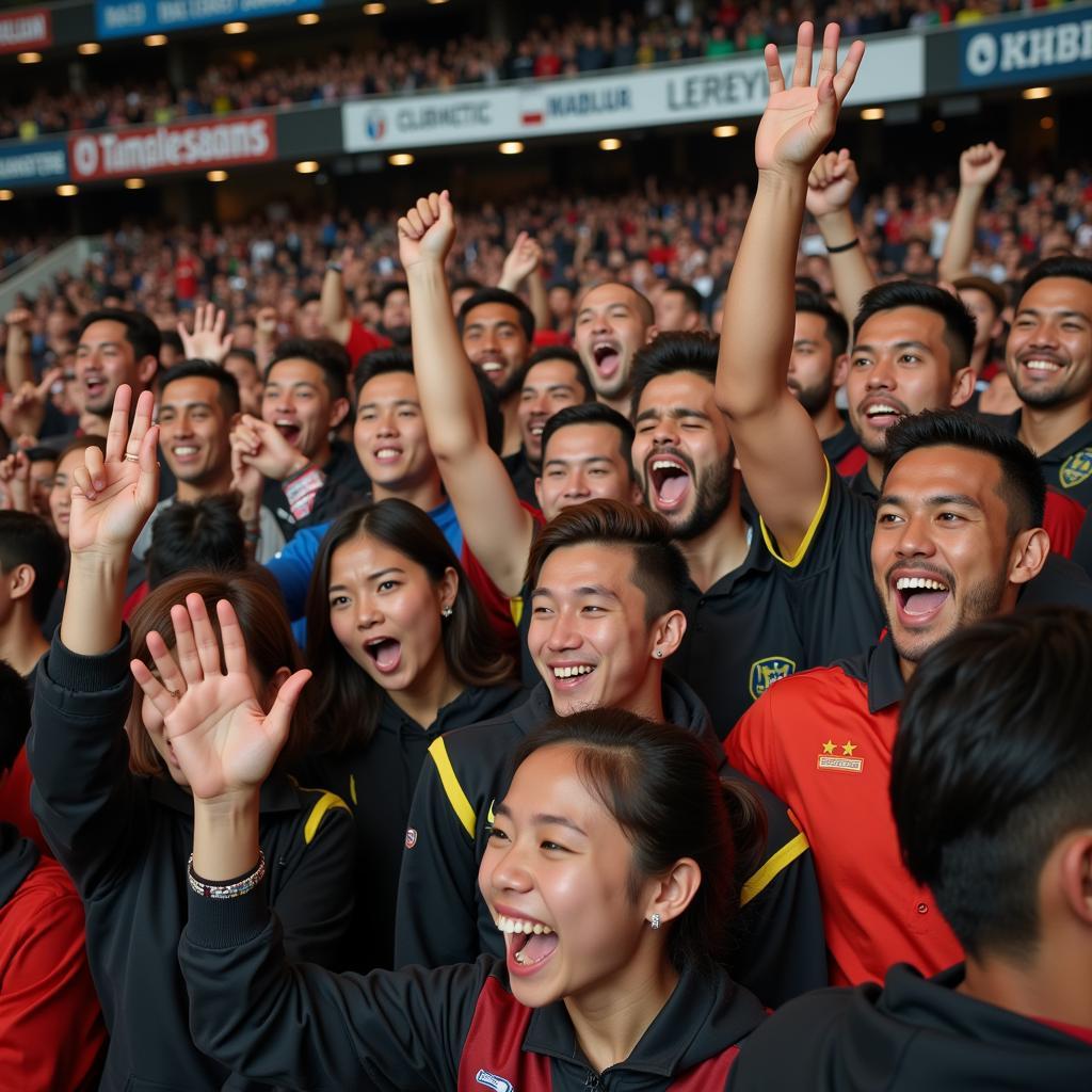 Yamal's Fans Celebrating His Success