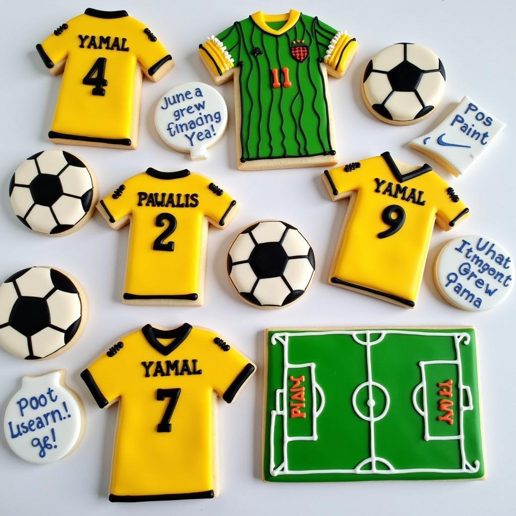 Yamal Football Cookies