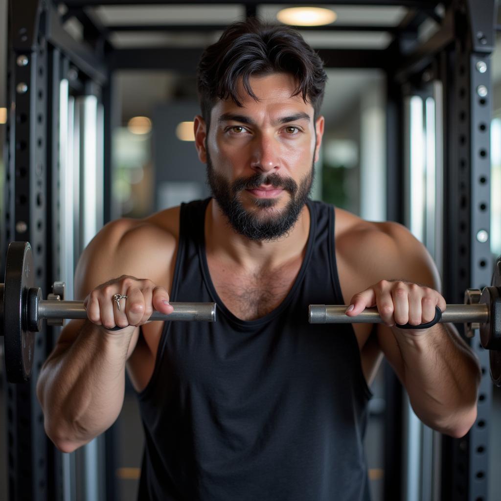 Yamal in Gym for Strength Training