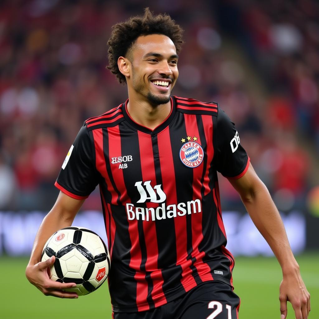 Yamal in the Leverkusen 24/25 Kit