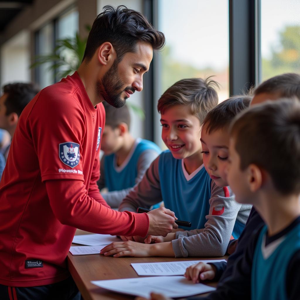 Yamal Meeting Young Fans