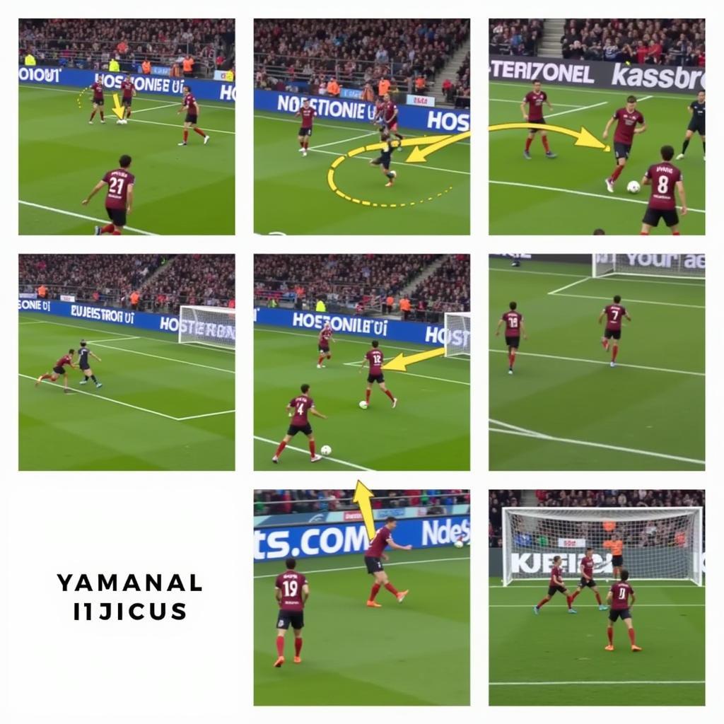 Yamal Demonstrating Off-Ball Movement