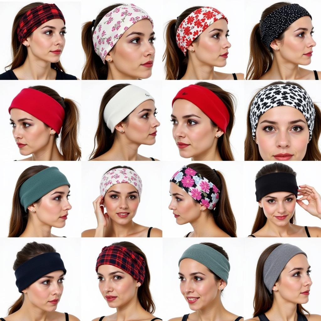 Different retro headband styles worn by Yamal