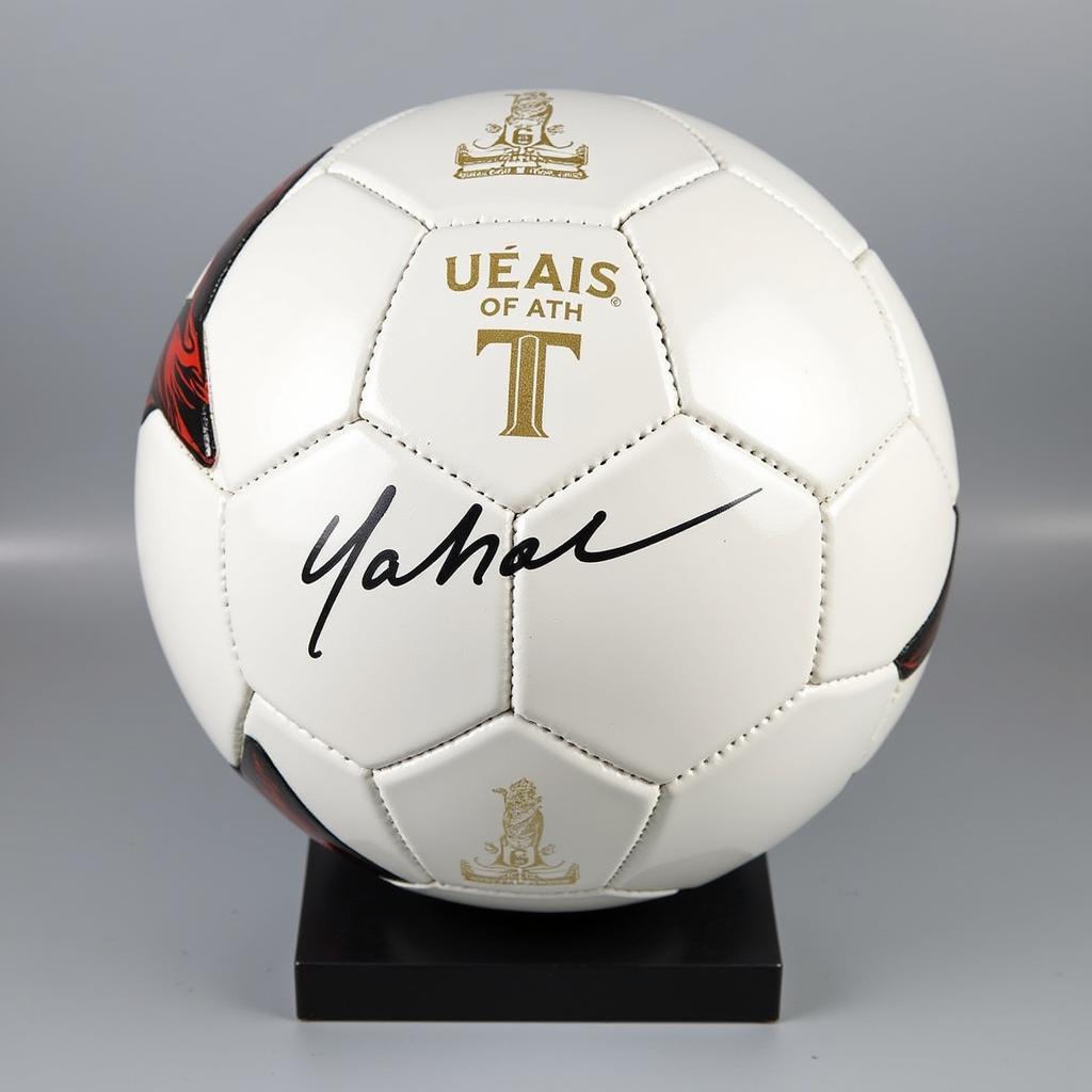 Signed Yamal Football - A Collector's Dream