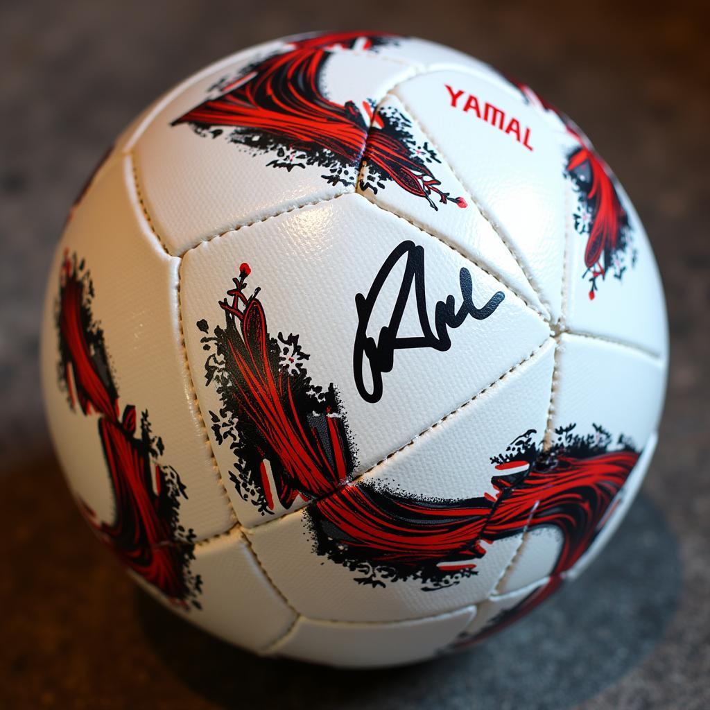 Yamal Signed Football