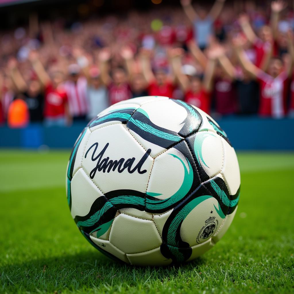 Yamal Signed Football Giveaway