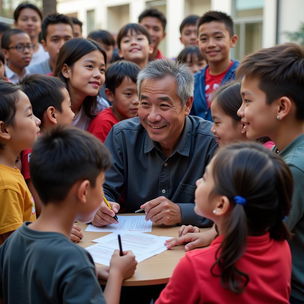 Yamal Signing Autographs for Fans