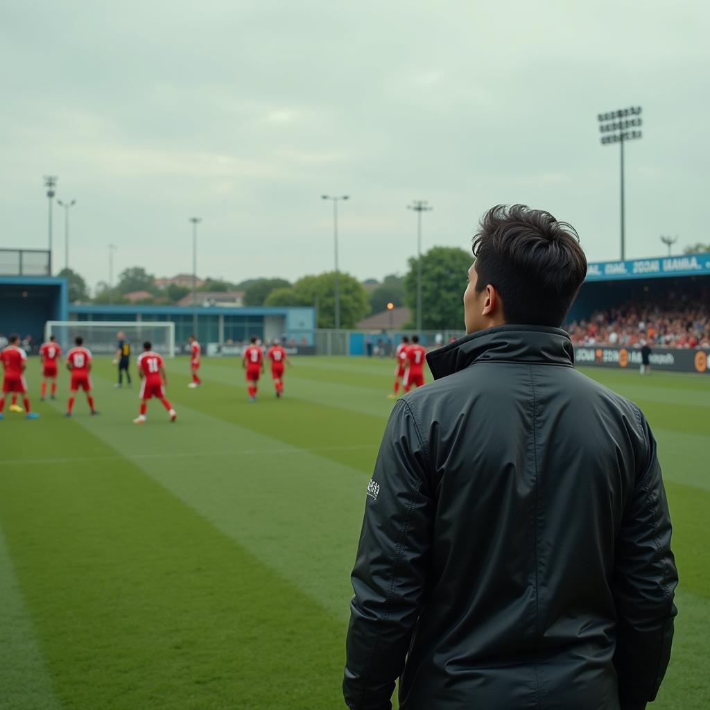 Yamal Demonstrating Tactical Awareness on the Field