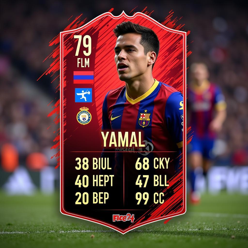 Yamal's TOTW 1 Card in FC 24