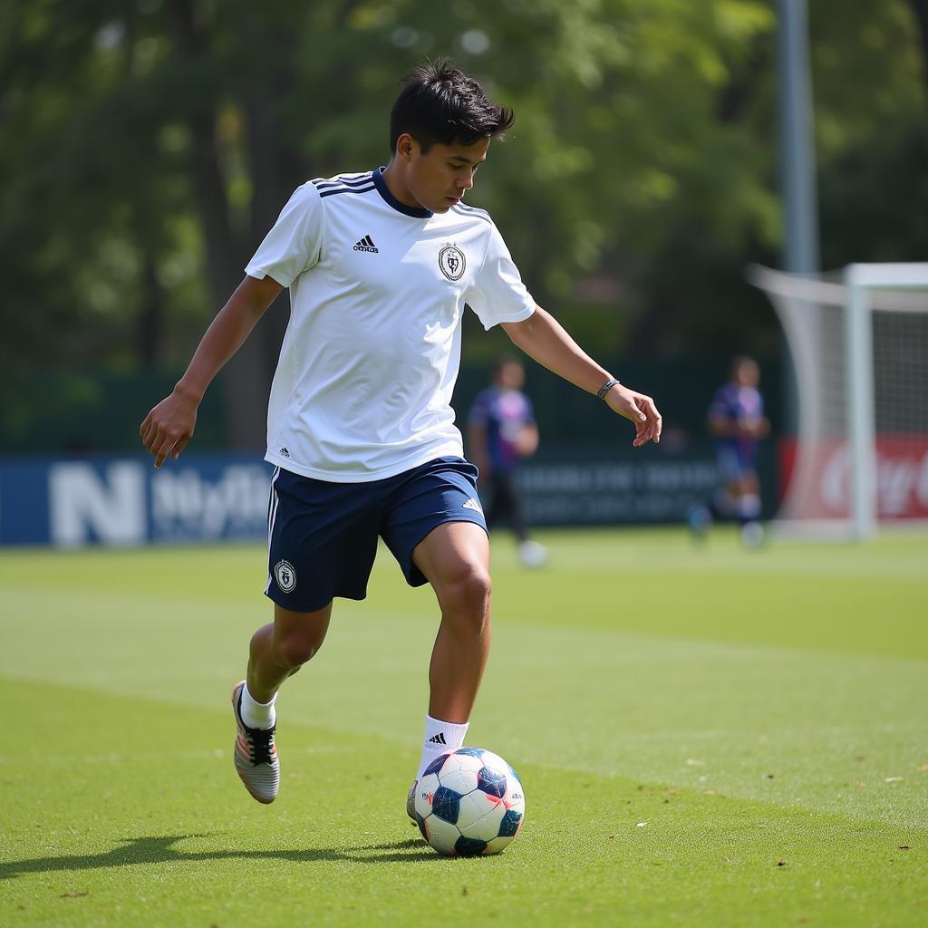 Yamal Demonstrates Impressive Ball Control During Training