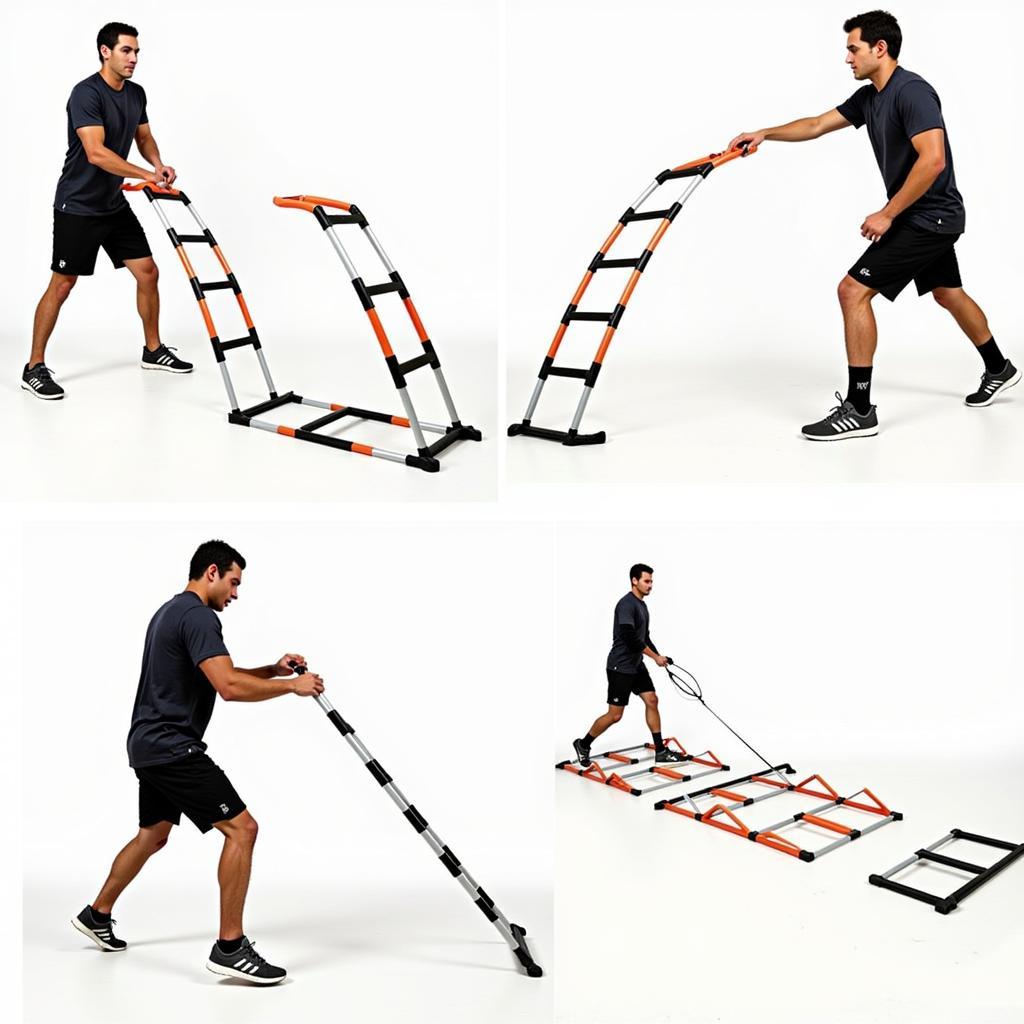 Yamal Using Agility and Speed Training Equipment