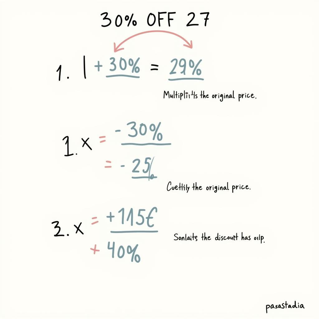 Calculating 30 Percent Off 27