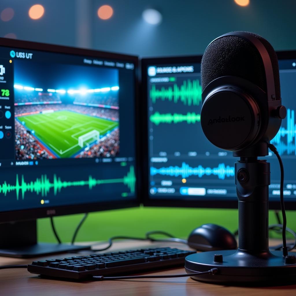 AI Sports Announcer Voice System in Action