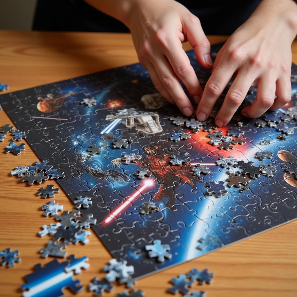 Assembling a Star Wars Puzzle