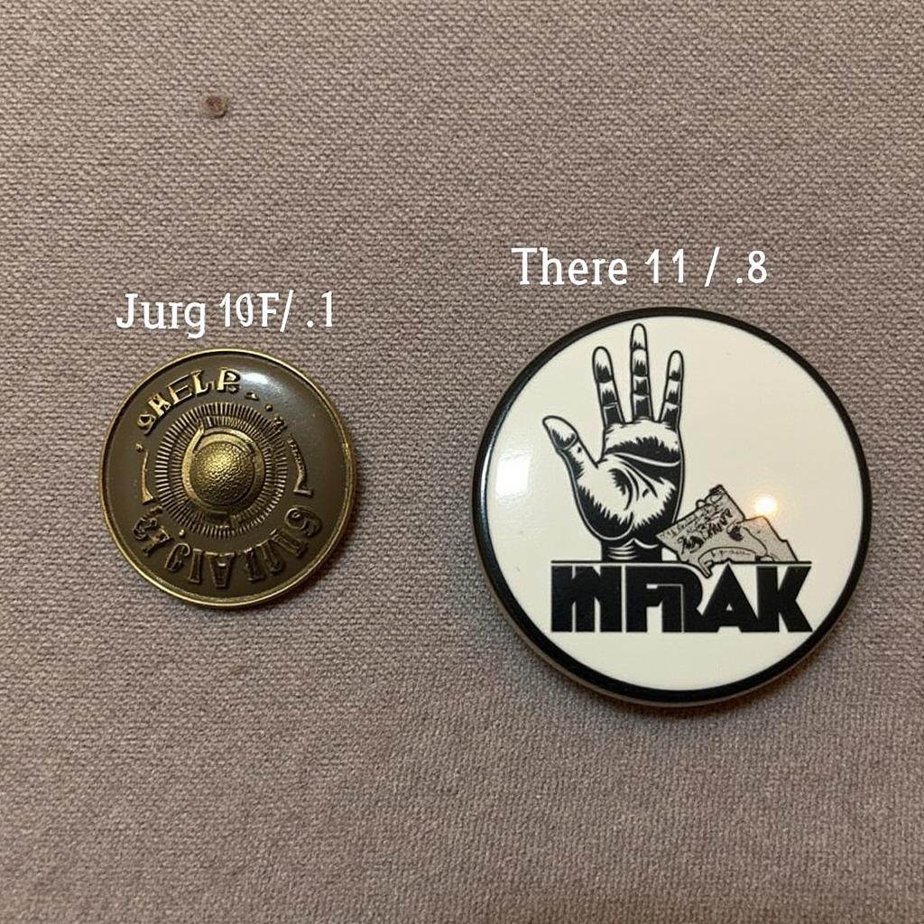 Authentic vs. Fake Rock Revival Buttons