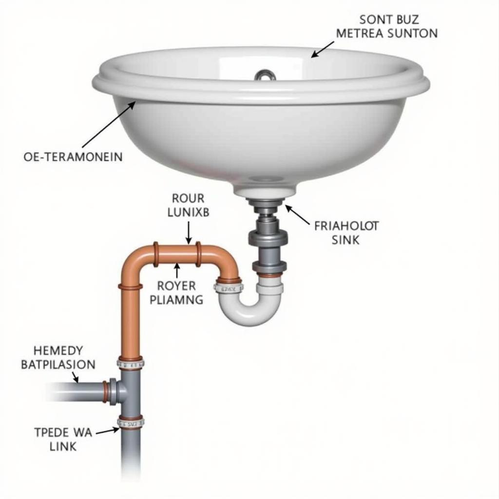 Bathroom Sink Kit Plumbing Diagram