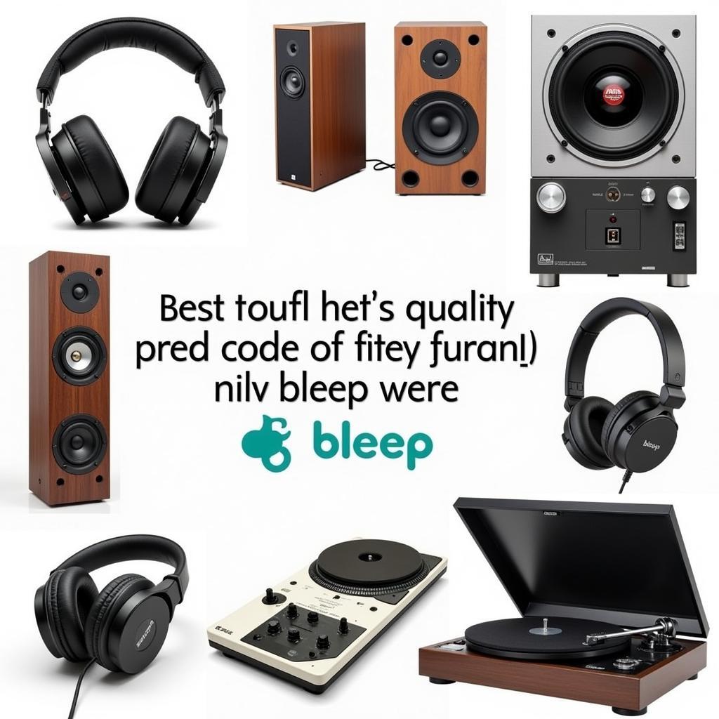 Bleep Discounted Audio Products