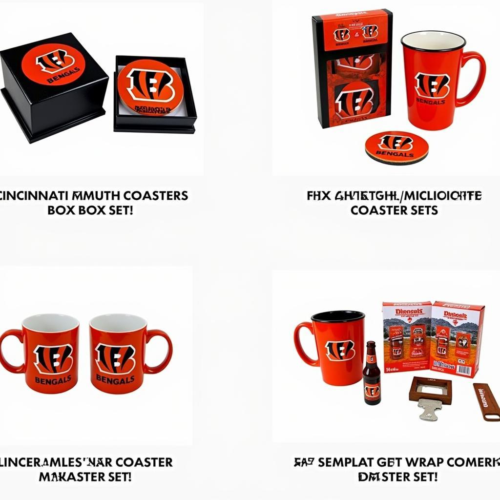 Cincinnati Bengals Coasters Gift Ideas