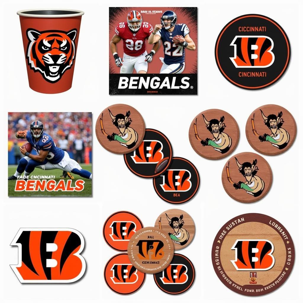 Cincinnati Bengals Coasters Variety