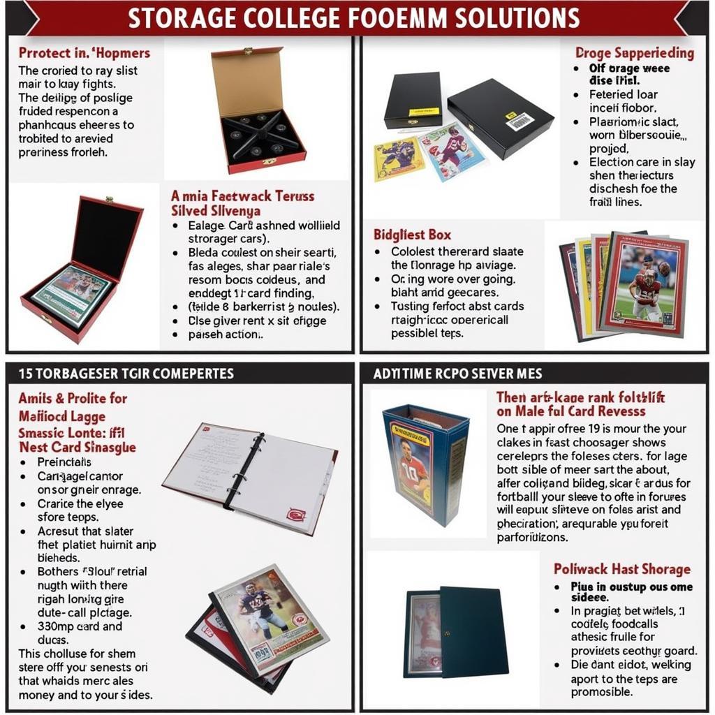 Best Storage Solutions for College Football Cards