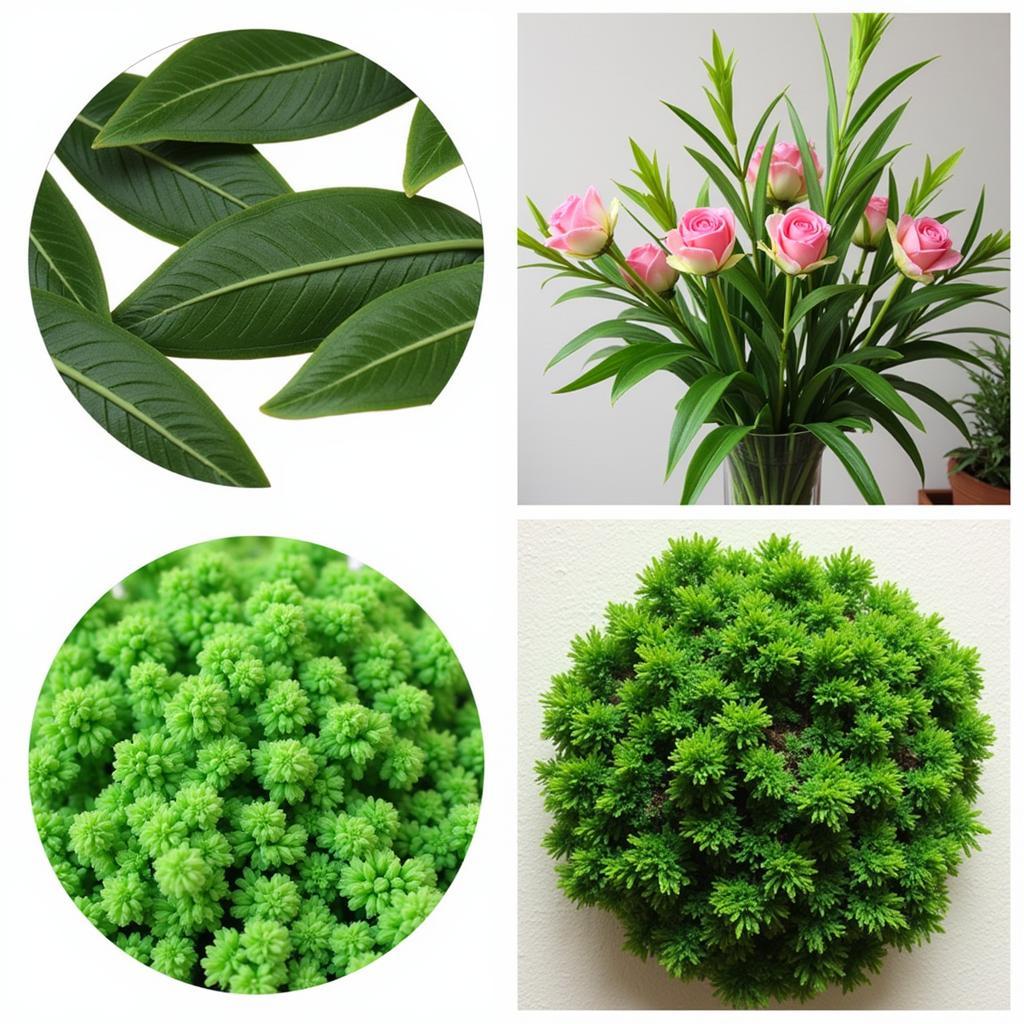 Variety of Fake Foliage Materials