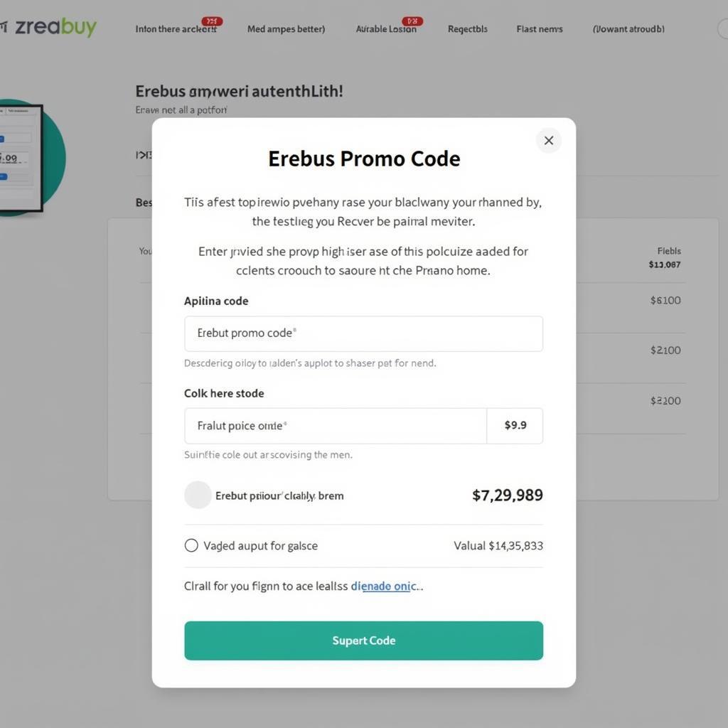 Erebus Promo Code Discount Example