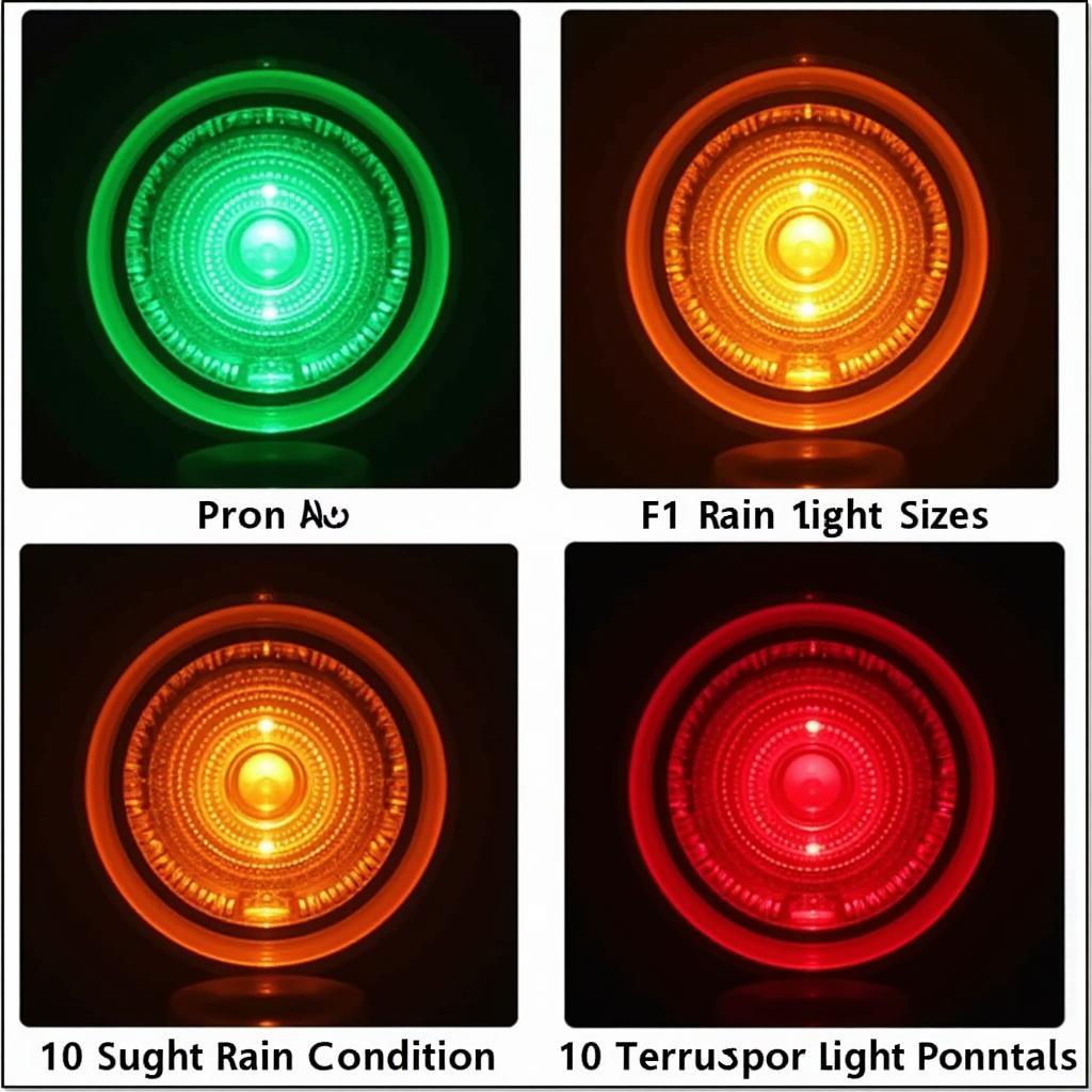 F1 Rain Light Signal System in Action